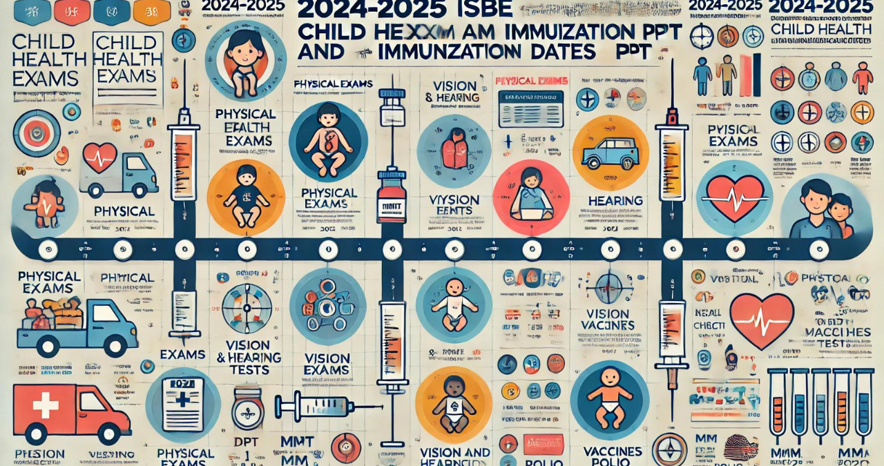 2024-2025 isbe child health exam and immunization dates ppt