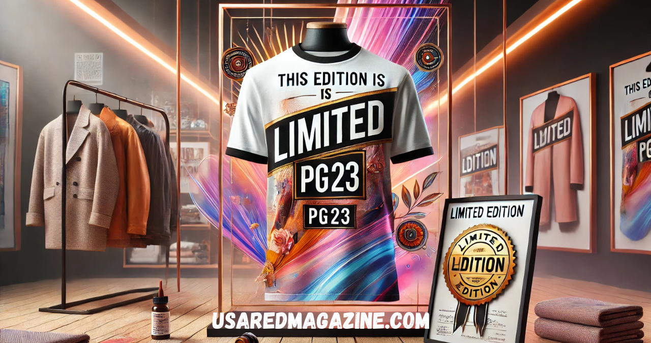 Tshirt That Says This Edition Is Limited PG23