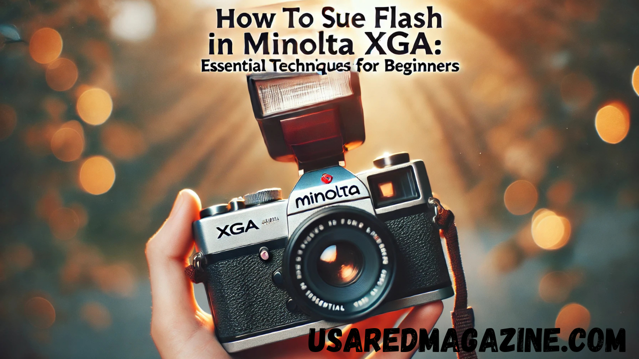 How to Sue Flash in Minolta XGA